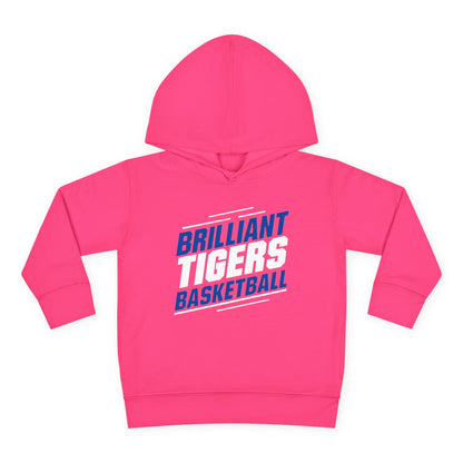 Toddler Hoodie Sweatshirt \ Brilliant Tigers Basketball \ BTBK2