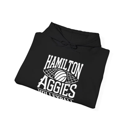 Adult Hoodie Sweatshirt \ Hamilton Aggies Volleyball \ HAV2