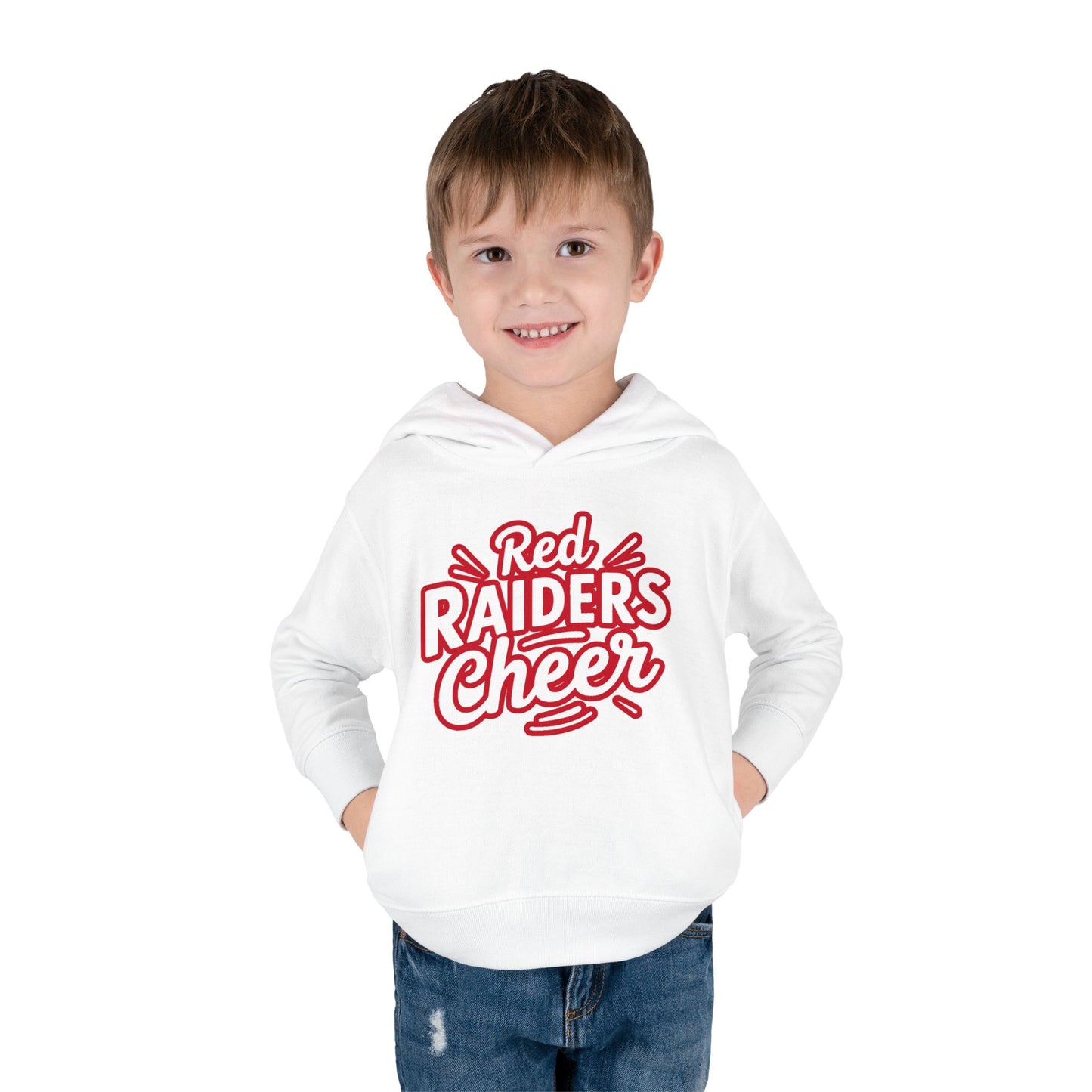 Toddler Hoodie Sweatshirt \ Marion County Red Raiders Cheer \ MCC1