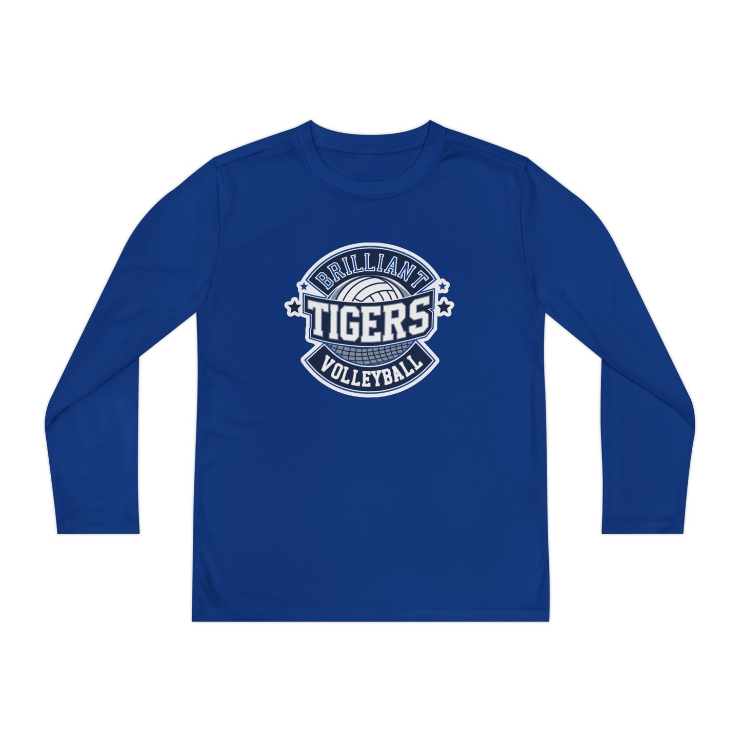 Youth Long Sleeve Tee \ Brilliant Tigers Volleyball \ BTV1
