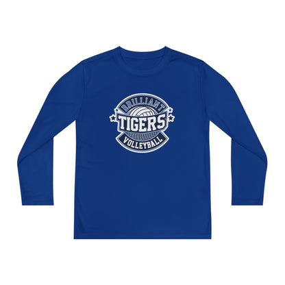 Youth Long Sleeve Tee \ Brilliant Tigers Volleyball \ BTV1