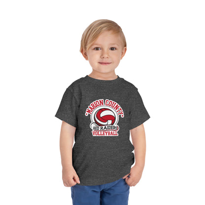 Toddler Tee \ Marion County Red Raiders Volleyball \ MCV1