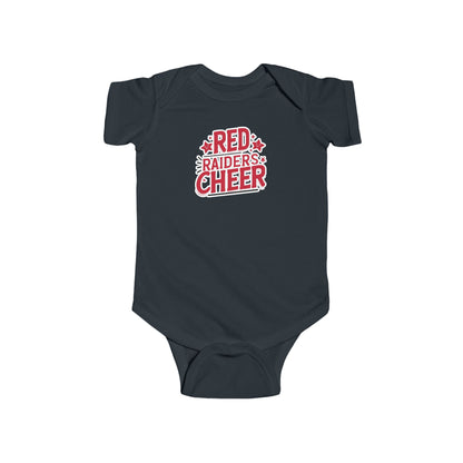 Short Sleeve Baby Bodysuit \ Marion County Red Raiders Cheer \ MCC2