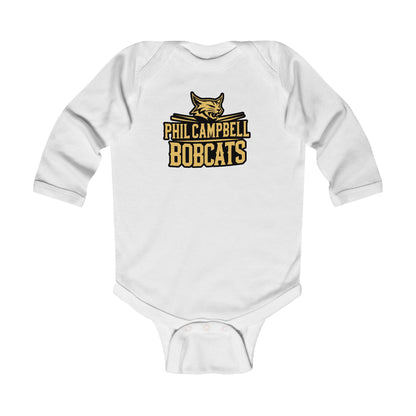 Long Sleeve Baby Bodysuit \ Phil Campbell Bobcats \ PCB2