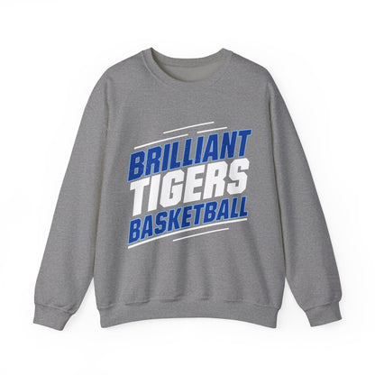Adult Crewneck Sweatshirt \ Brilliant Tigers Basketball \ BTBK2