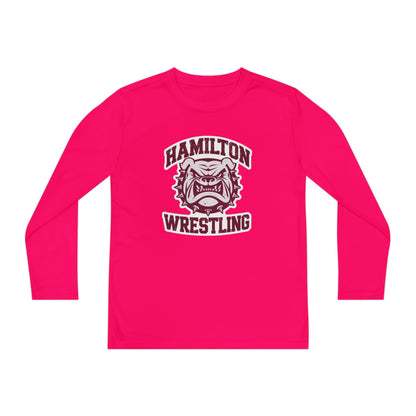 Youth Long Sleeve Tee \ Hamilton Aggies Wrestling \ HAW2