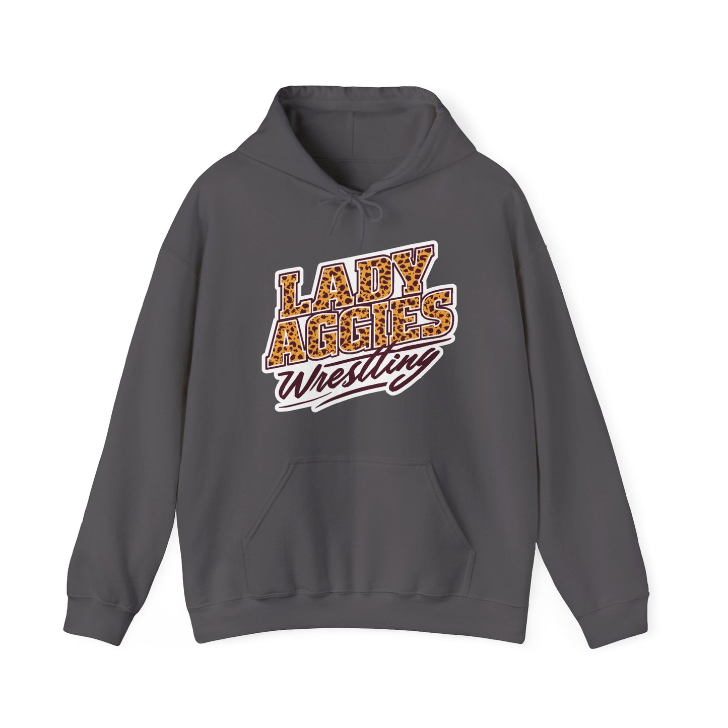 Adult Hoodie Sweatshirt \ Hamilton Aggies Wrestling \ HAWG3