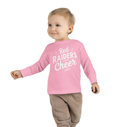 Toddler Long Sleeve Tee \ Marion County Red Raiders Cheer \ MCC1
