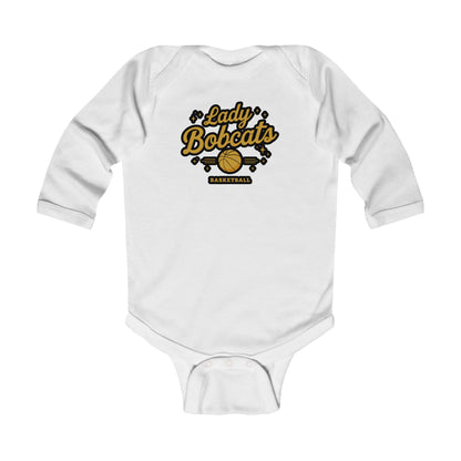 Long Sleeve Baby Bodysuit \ Phil Campbell Bobcats Basketball \ PCBBKG2