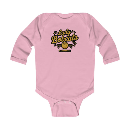 Long Sleeve Baby Bodysuit \ Phil Campbell Bobcats Basketball \ PCBBKG2
