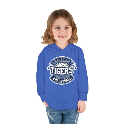 Toddler Hoodie Sweatshirt \ Brilliant Tigers Volleyball \ BTV1