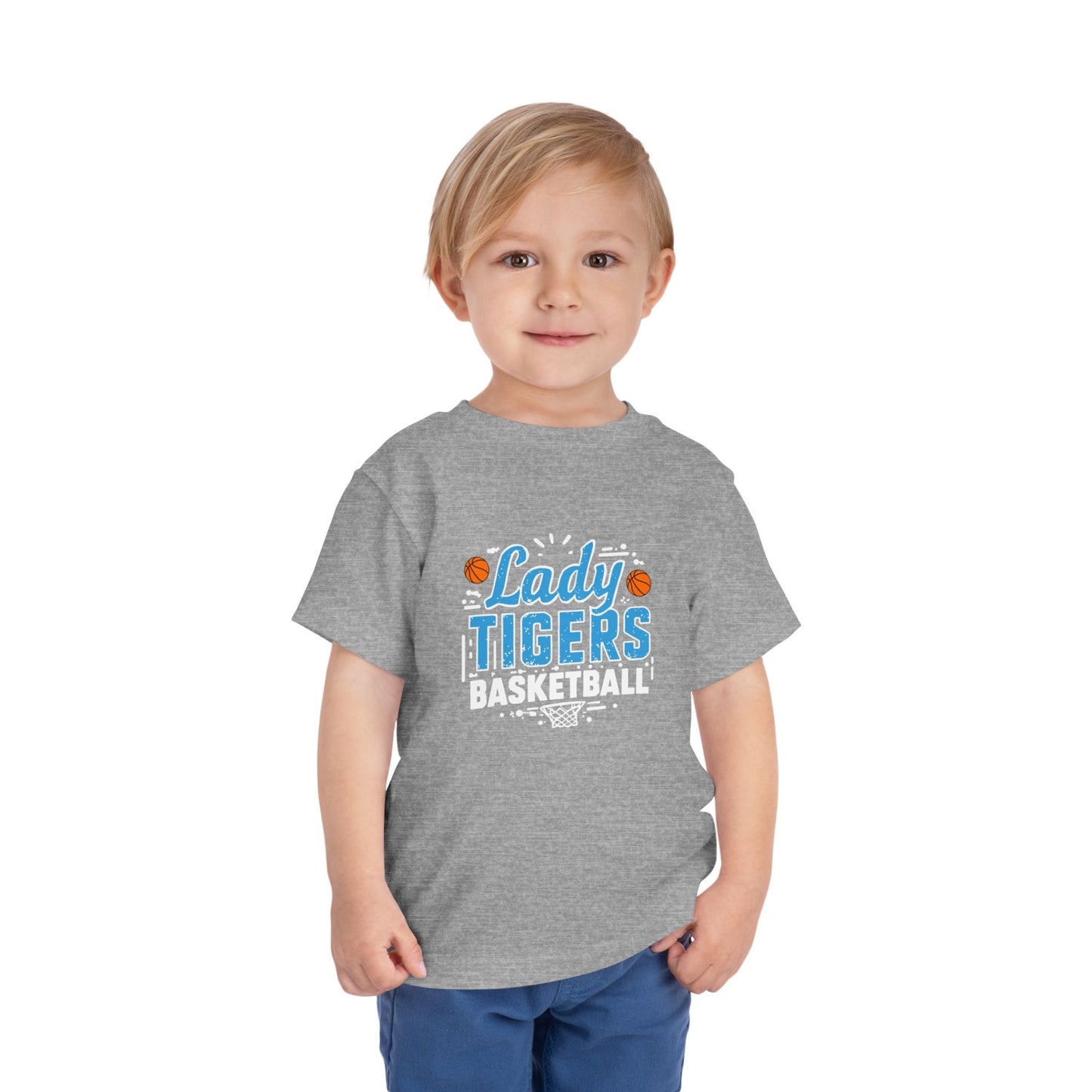 Toddler Tee \ Brilliant Tigers Basketball \ BTBKG1