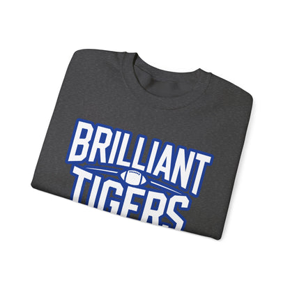 Adult Crewneck Sweatshirt \ Brilliant Tigers Football \ BTF1