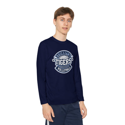 Youth Long Sleeve Tee \ Brilliant Tigers Volleyball \ BTV1
