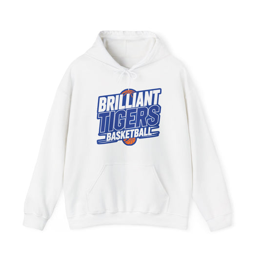 Adult Hoodie Sweatshirt \ Brilliant Tigers Basketball \ BTBK1