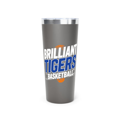 22oz Copper Insulated Tumbler \ Brilliant Tigers Basketball \ BTBK1
