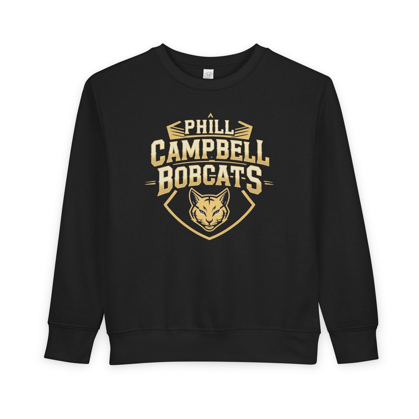 Toddler Crewneck Sweatshirt \ Phill Campbell Bobcats \ PCB1