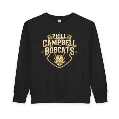 Toddler Crewneck Sweatshirt \ Phill Campbell Bobcats \ PCB1
