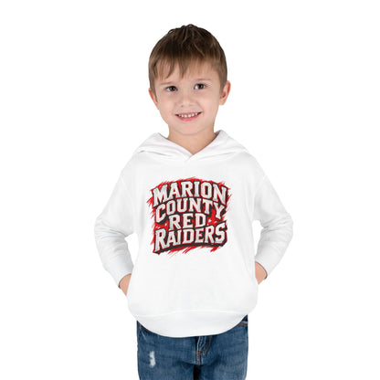Toddler Hoodie Sweatshirt \ Marion County Red Raiders \ MC1