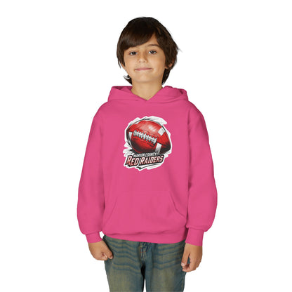 Youth Hoodie Sweatshirt \ Marion County Red Raiders Football \ MCF1