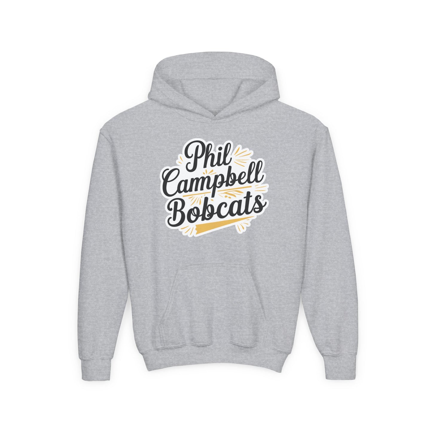 Youth Hoodie Sweatshirt \ Phil Campbell Bobcats \ PCBG2
