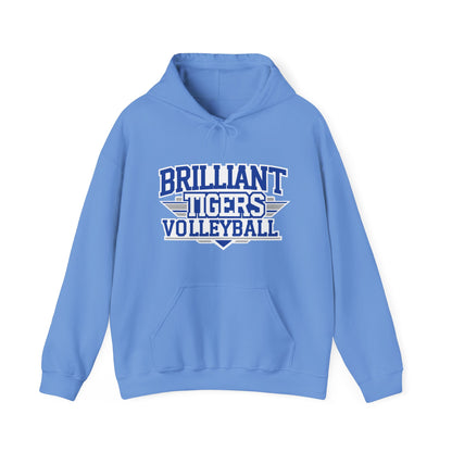 Adult Hoodie Sweatshirt \ Brilliant Tigers Volleyball \ BTV2