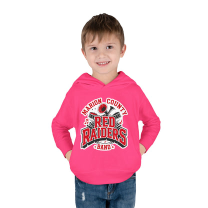Toddler Hoodie Sweatshirt \ Marion County Red Raiders Band \ MCB2