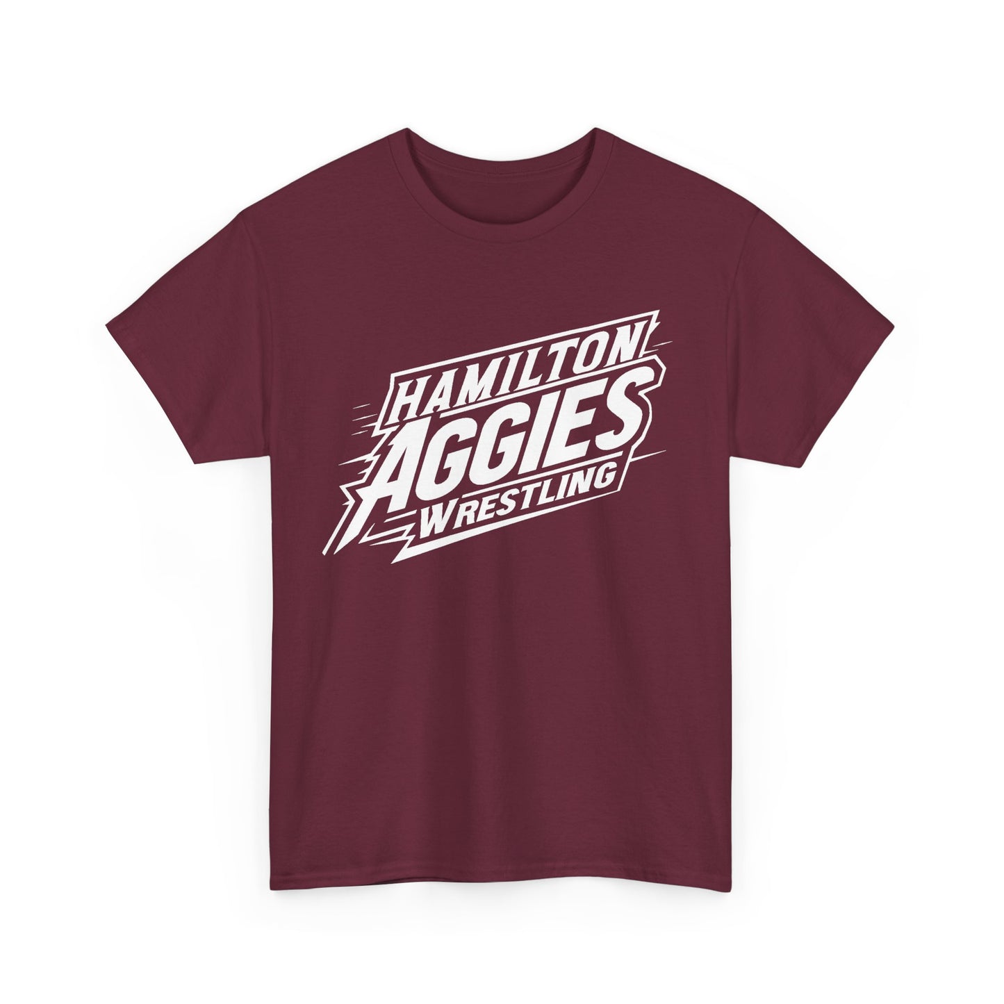 Adult Tee \ Hamilton Aggies Wrestling \ HAW1