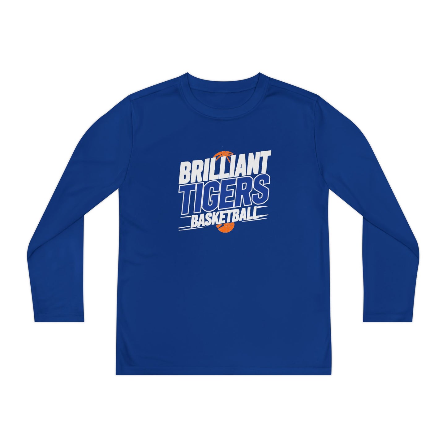 Youth Long Sleeve Tee \ Brilliant Tigers Basketball \ BTBK1