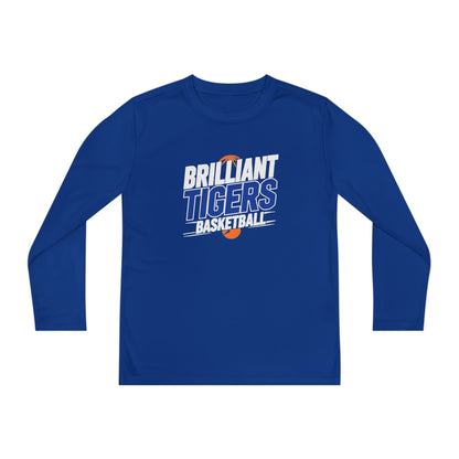 Youth Long Sleeve Tee \ Brilliant Tigers Basketball \ BTBK1
