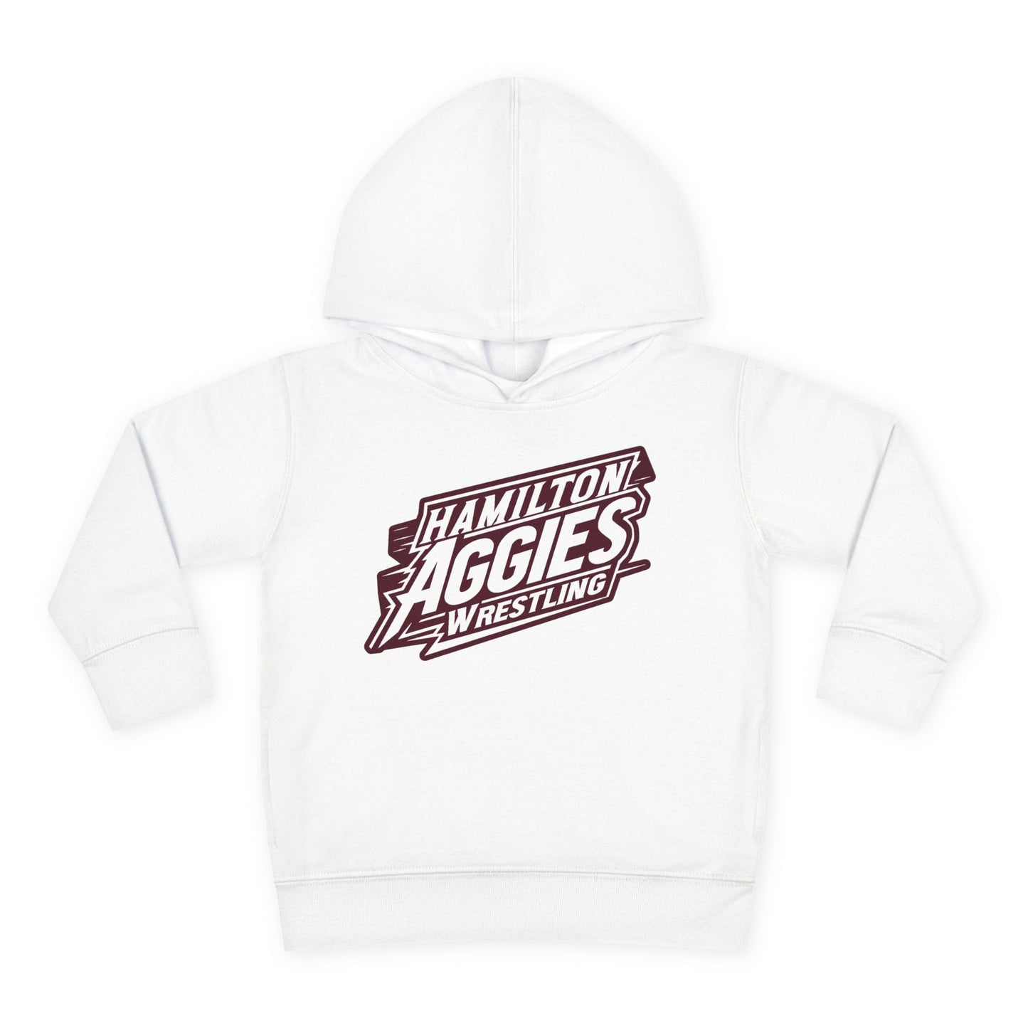 Toddler Hoodie Sweatshirt \ Hamilton Aggies Wrestling \ HAW1