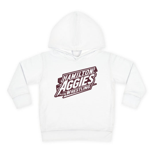 Toddler Hoodie Sweatshirt \ Hamilton Aggies Wrestling \ HAW1