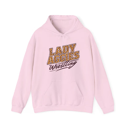 Adult Hoodie Sweatshirt \ Hamilton Aggies Wrestling \ HAWG3