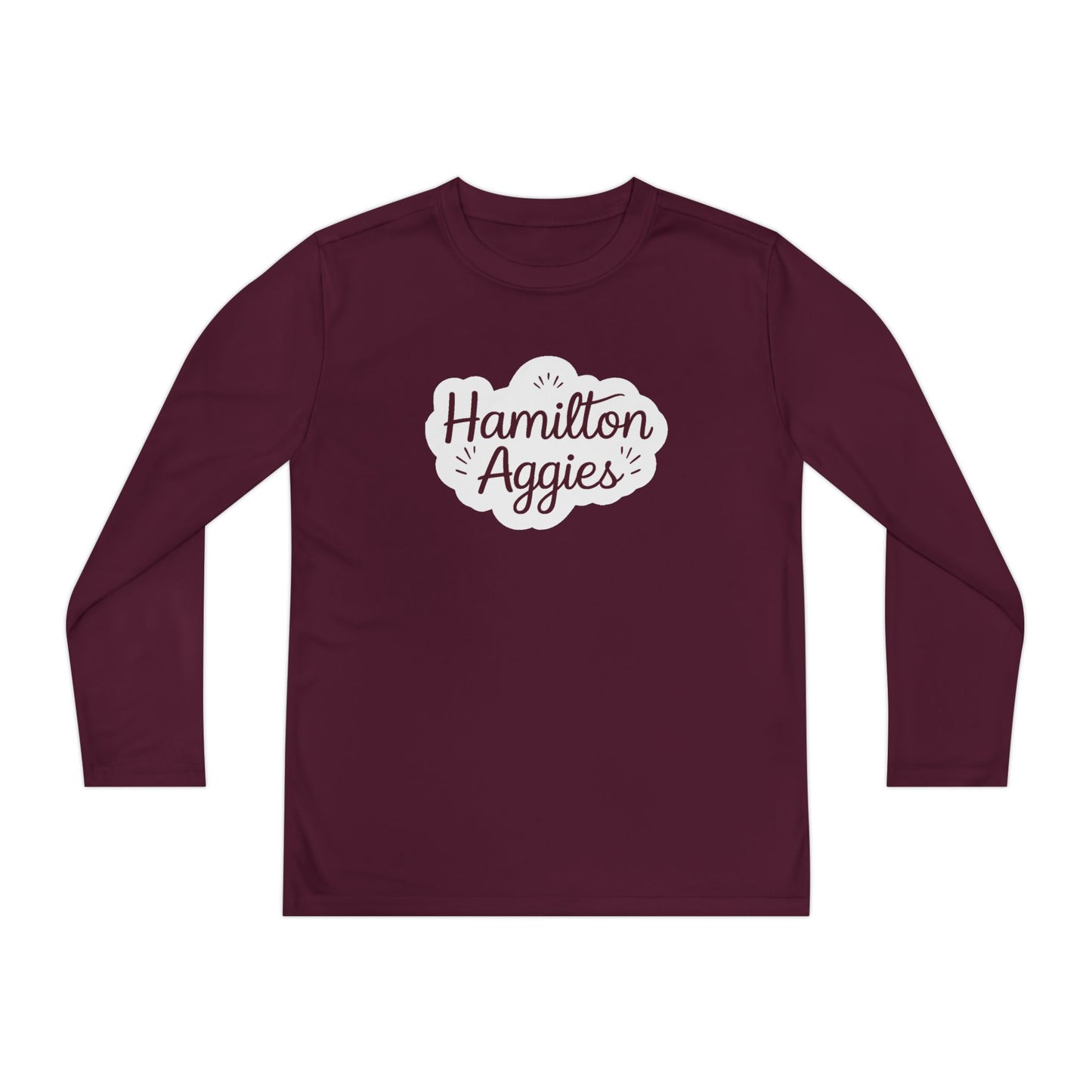 Youth Long Sleeve Tee \ Hamilton Aggies \ HAG1