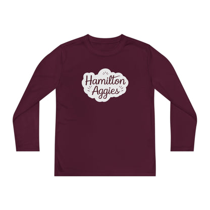 Youth Long Sleeve Tee \ Hamilton Aggies \ HAG1