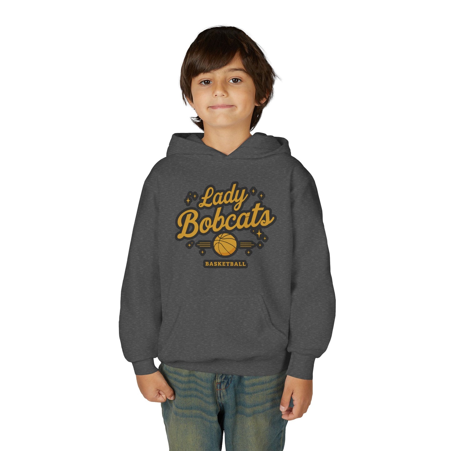 Youth Hoodie Sweatshirt \ Phil Campbell Bobcats Basketball \ PCBBKG2