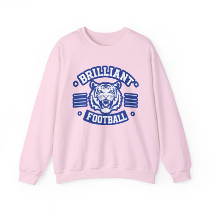 Adult Crewneck Sweatshirt \ Brilliant Tigers Football \ BTF2