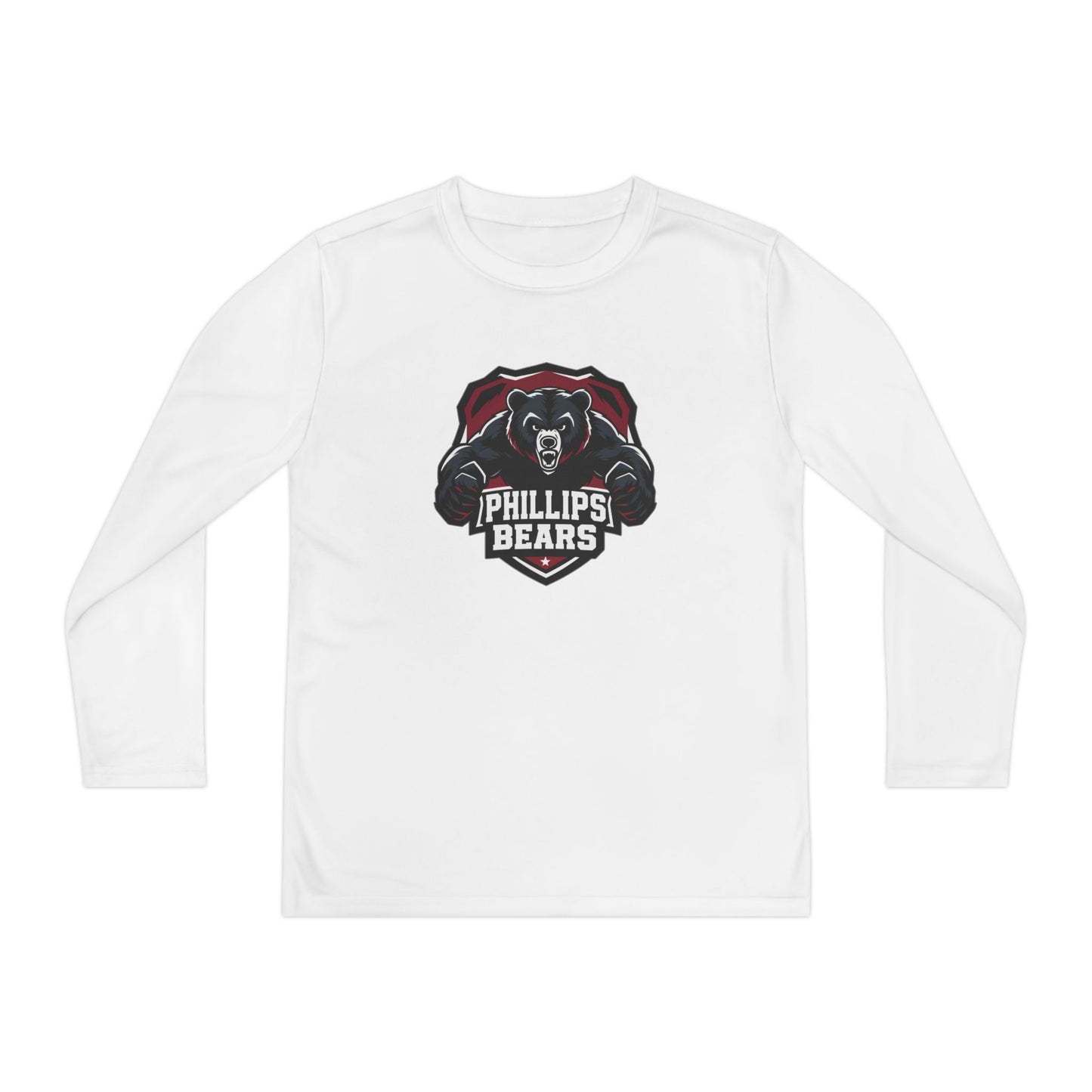 Youth Long Sleeve Tee \ Phillips Bears \ PB2