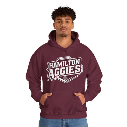 Adult Hoodie Sweatshirt \ Hamilton Aggies \ HA1