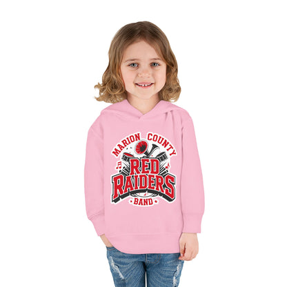 Toddler Hoodie Sweatshirt \ Marion County Red Raiders Band \ MCB2