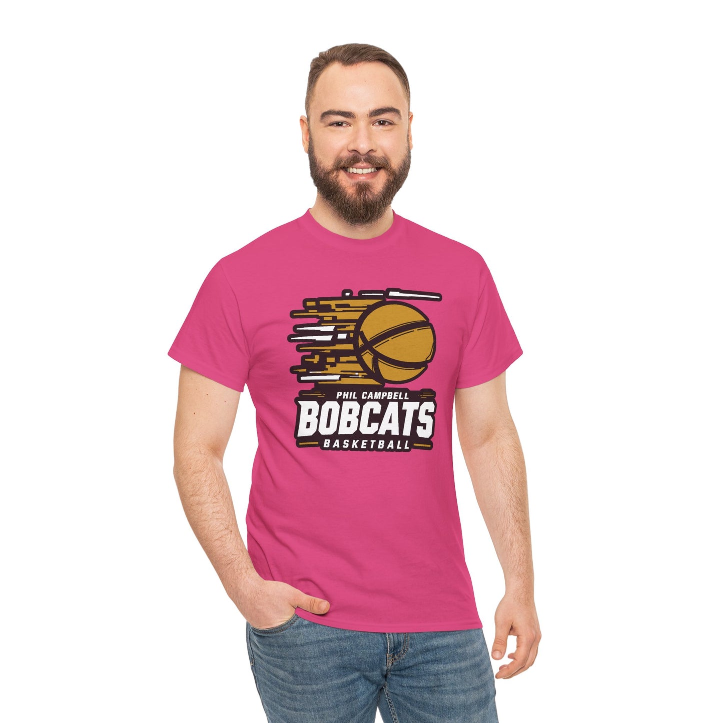 Adult Tee \ Phil Campbell Bobcats Basketball \ PCBBK2