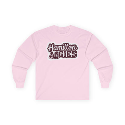 Adult Long Sleeve Tee \ Hamilton Aggies \ HAG2