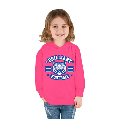 Toddler Hoodie Sweatshirt \ Brilliant Tigers Football \ BTF2