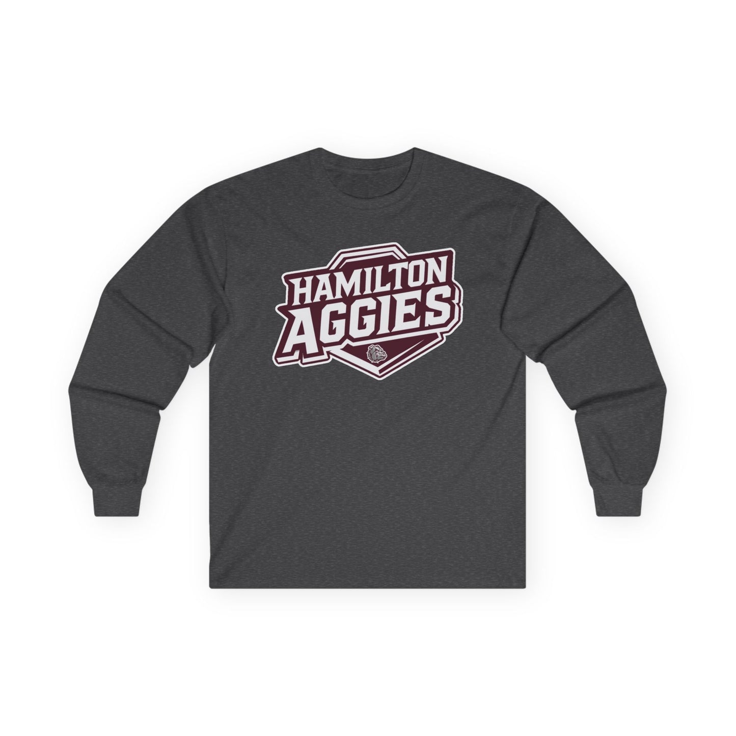 Adult Long Sleeve Tee \ Hamilton Aggies \ HA1