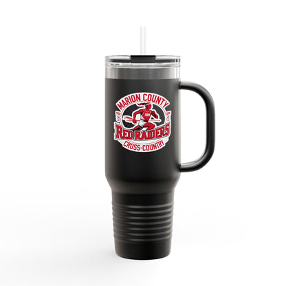 40oz Insulated Tumbler \ Marion County Red Raiders Cross-Country \ MCCC2