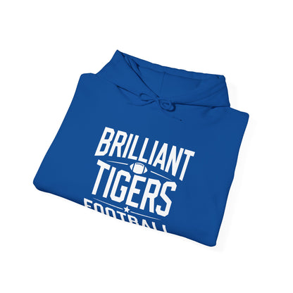 Adult Hoodie Sweatshirt \ Brilliant Tigers Football \ BTF1