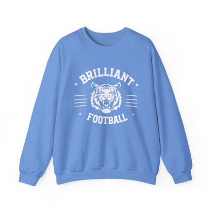 Adult Crewneck Sweatshirt \ Brilliant Tigers Football \ BTF2