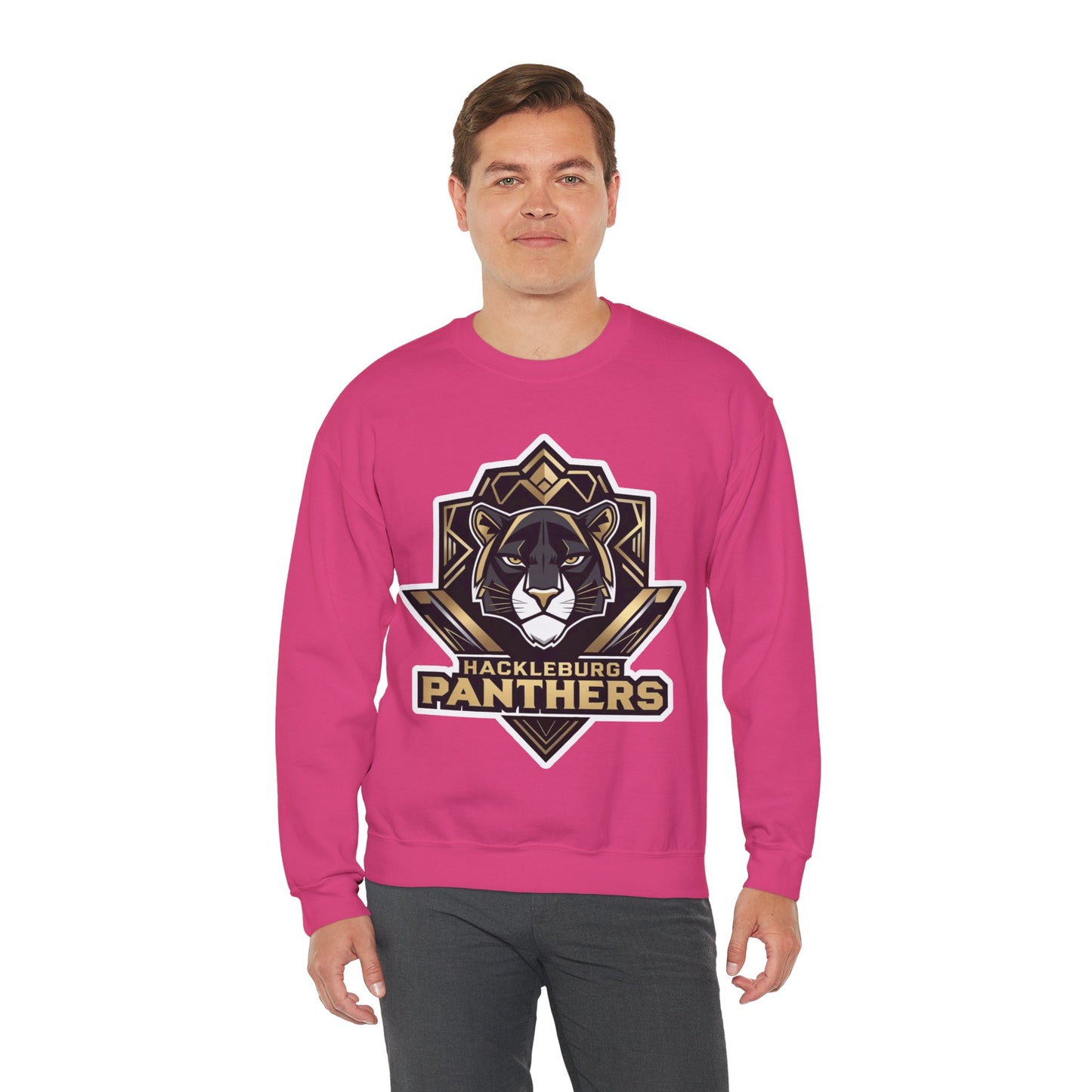 Adult Crewneck Sweatshirt \ Hackleburg Panthers \ HP1