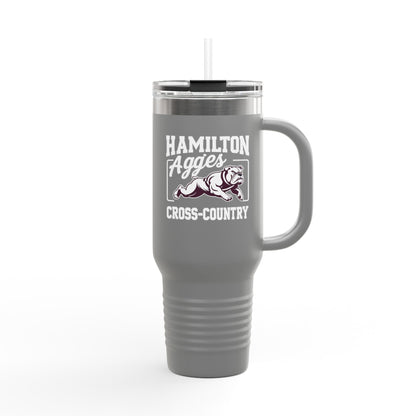 40oz Insulated Tumbler \ Hamilton Aggies Cross-Country \ HCC2