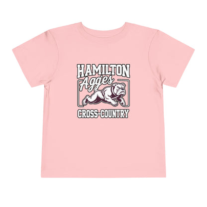 Toddler Tee \ Hamilton Aggies Cross-Country \ HCC2